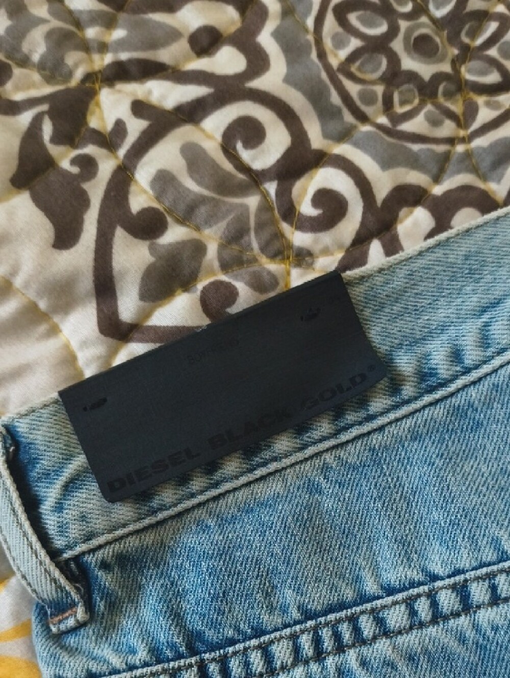 Diesel Patchwork Cropped Jeans - Picture 9 of 9